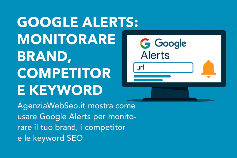 Alerts Google : monitorare keyword – AgenziaWebSeo.it
