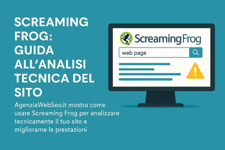 Screaming Frog analisi tecnica sito – AgenziaWebSeo.it