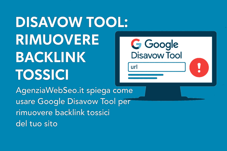 Google Disavow Tool: rimuovere backlink – AgenziaWebSeo.it