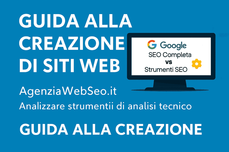 Creare un sito web con AgenziaWebSeo.it ( costi, tipologie, SEO, performance e strategie )