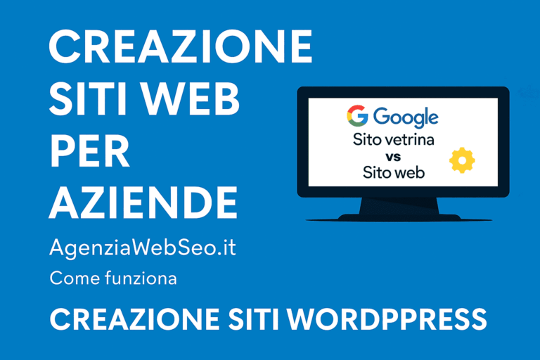 AgenziaWebSeo.it ti mostra come realizzare un sito web aziendale progettato per ottenere risultati