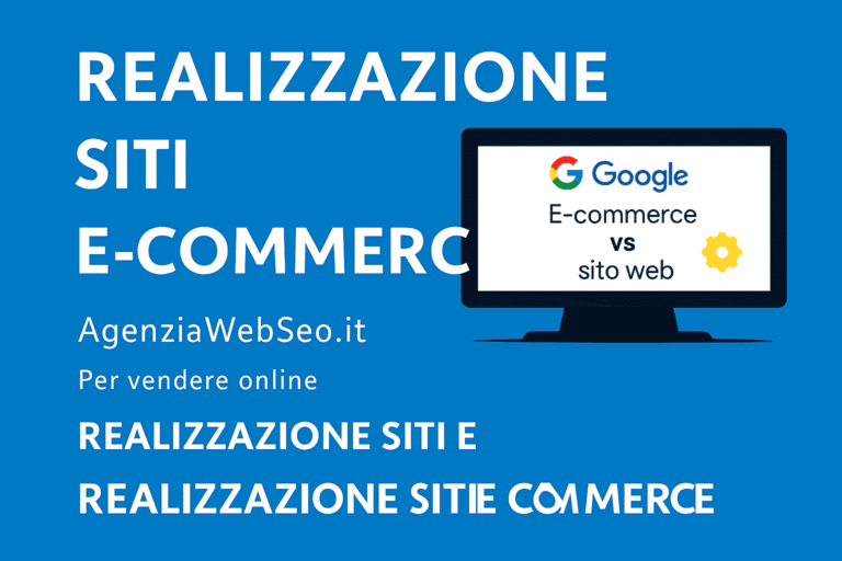 AgenziaWebSeo.it realizza siti e‑commerce: strategie, costi e soluzioni per vendere online