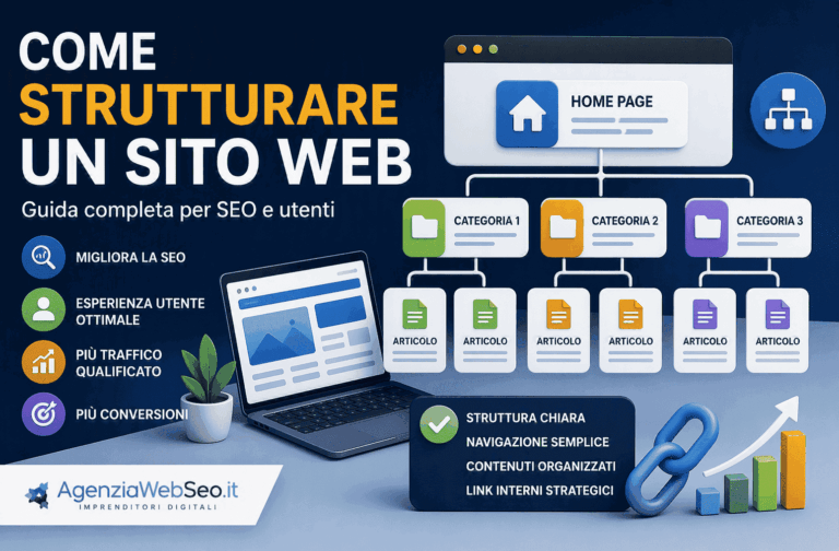 Scopri come strutturare un sito web per migliorare SEO con la Guida di AgenziaWebSeo.it